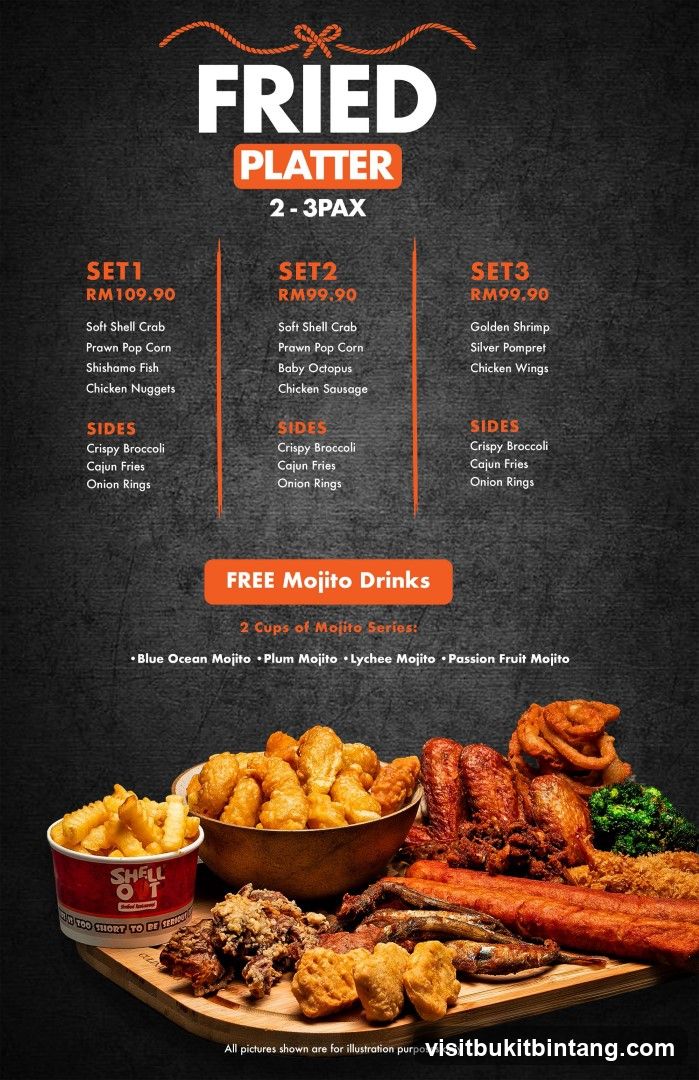 Fried Platter Menu