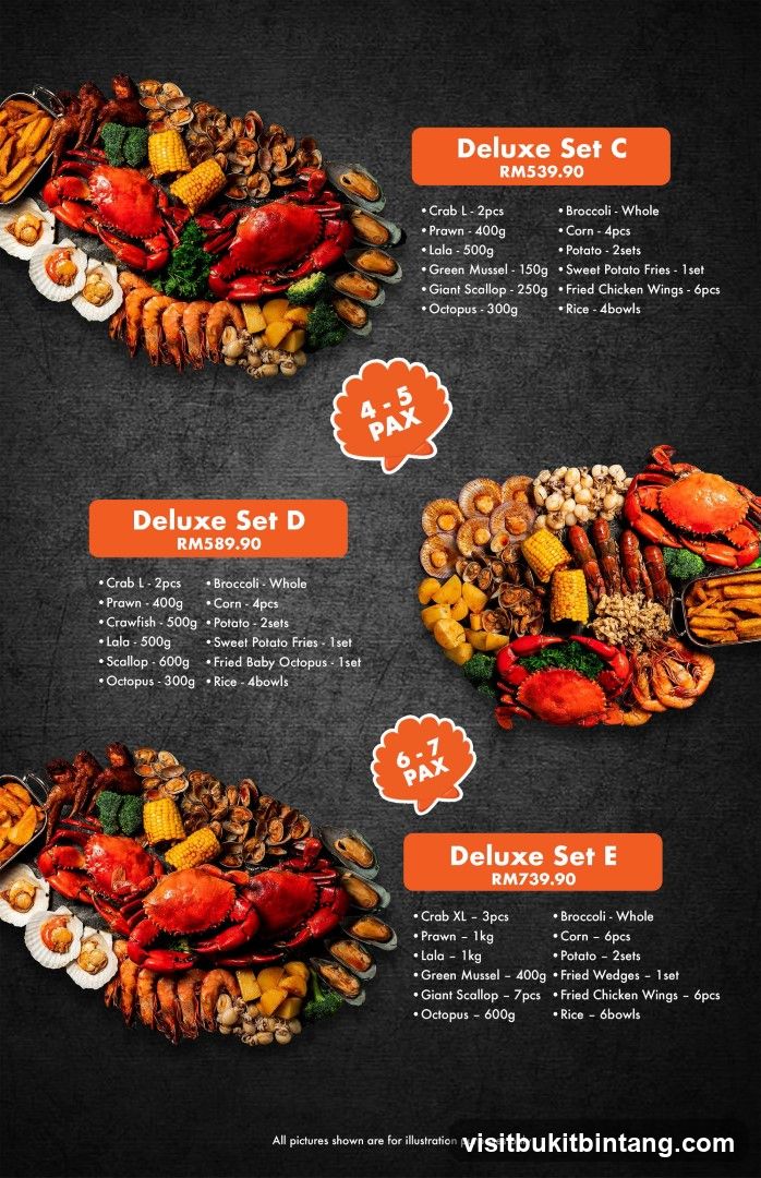Deluxe Seafood Set Menu