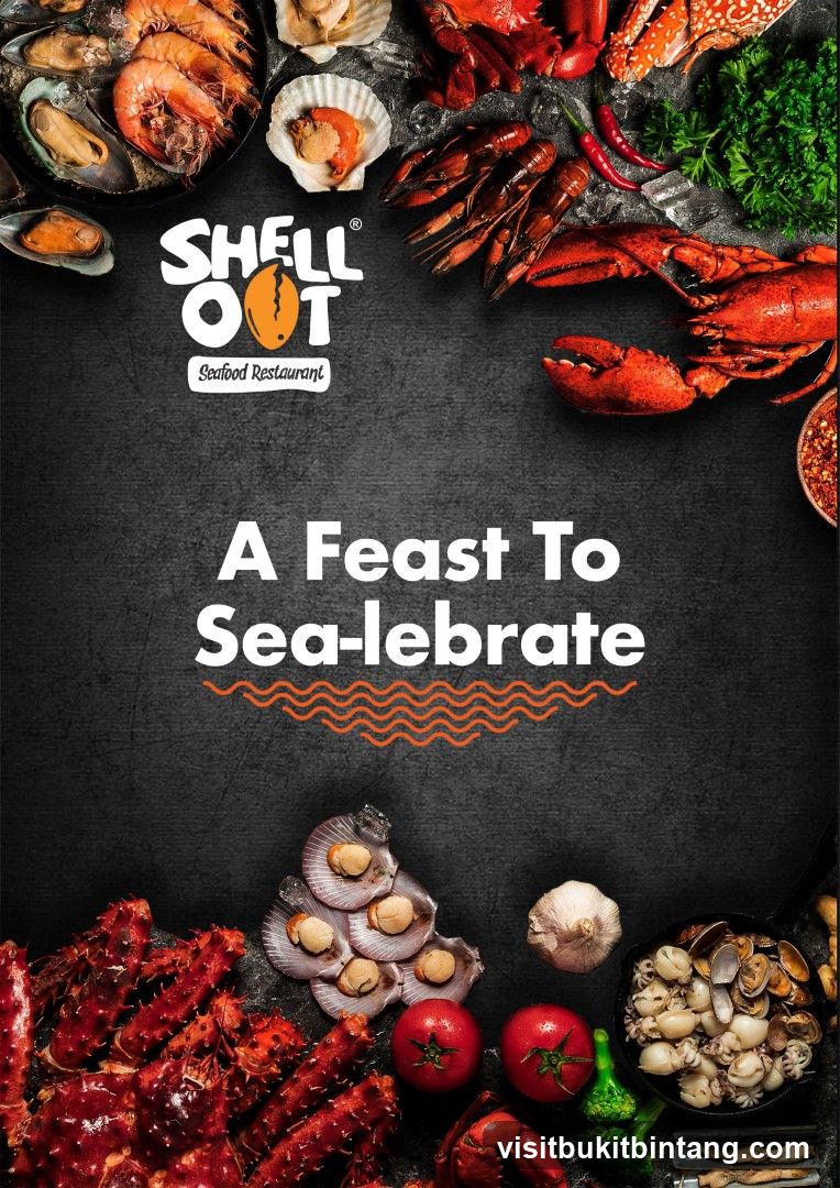 Shell Out Seafood Restaurant Flyer