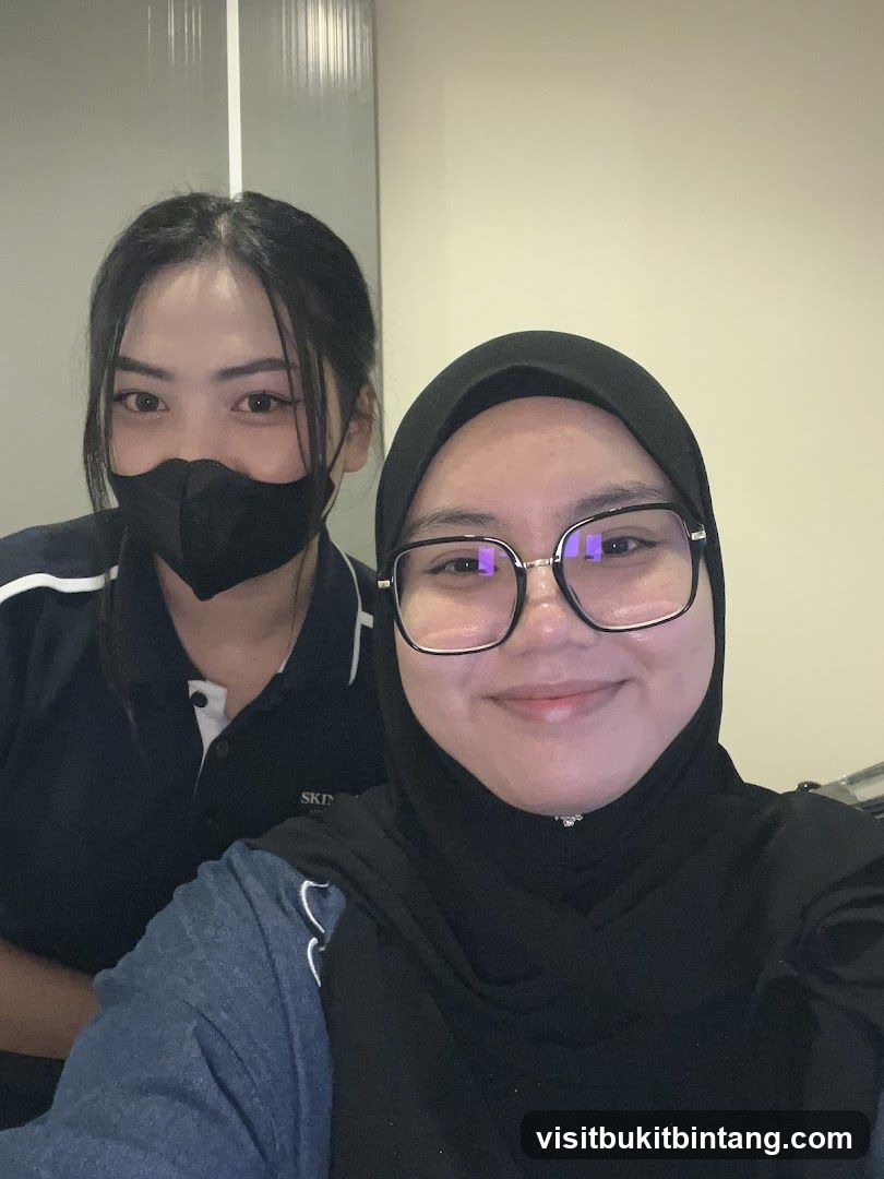 Two Women Posing for a Selfie