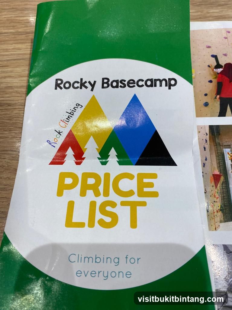 Rocky Basecamp Price List