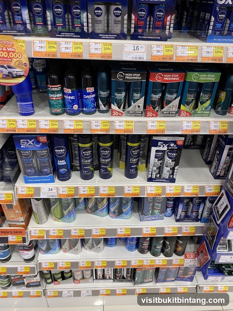 Deodorant Products on Shelves