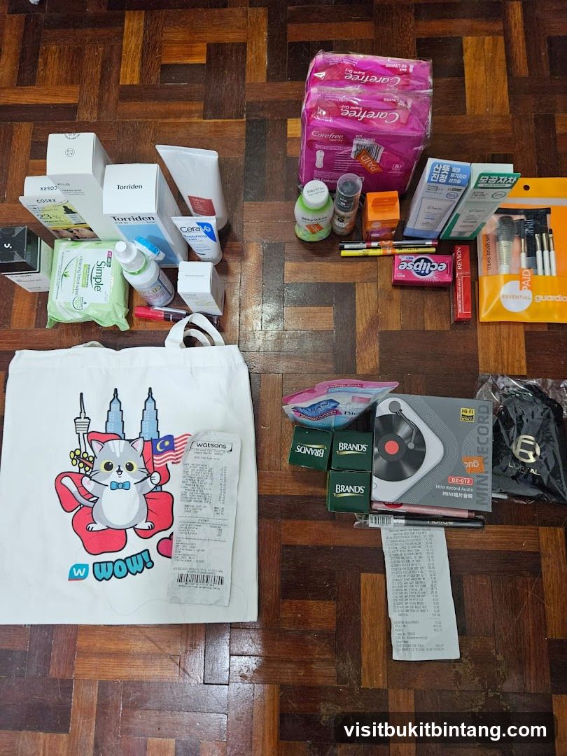 Various personal care and beauty products