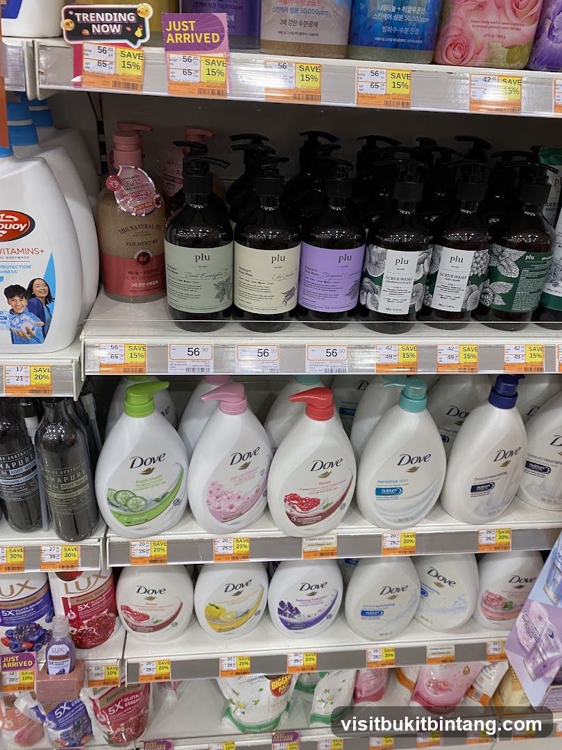 Body Wash and Skincare Products