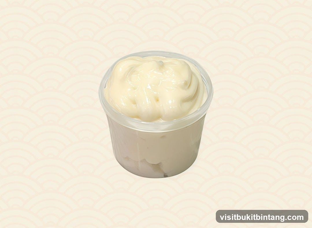 Creamy Substance in Container