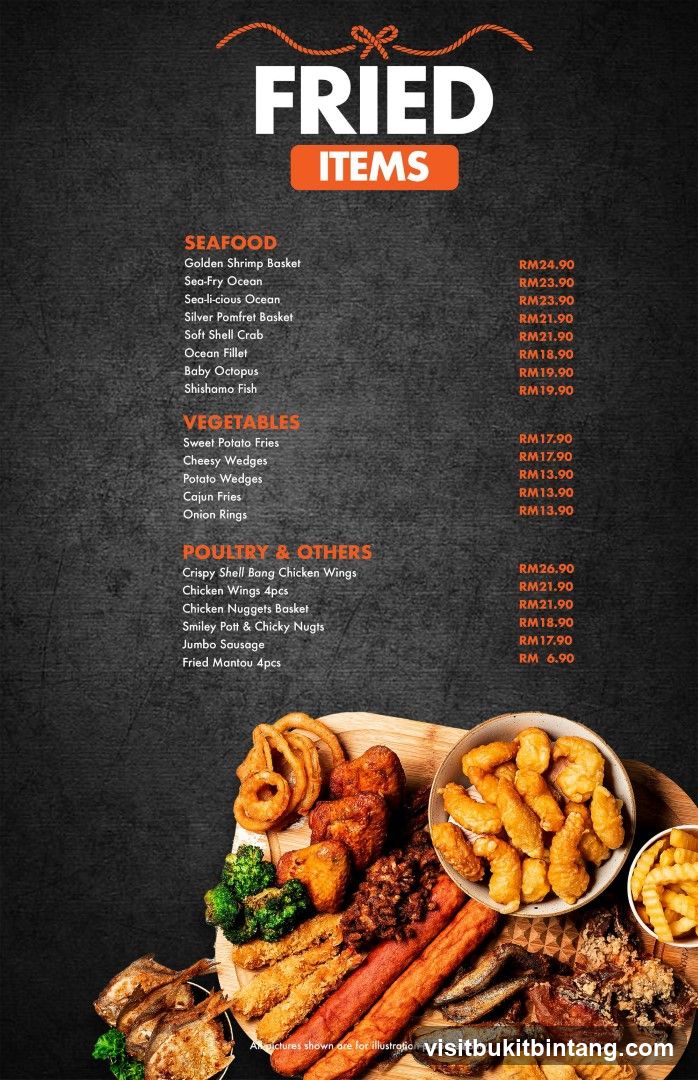 Fried Items Menu