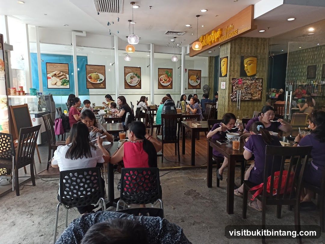 Restaurant Interior with Diners