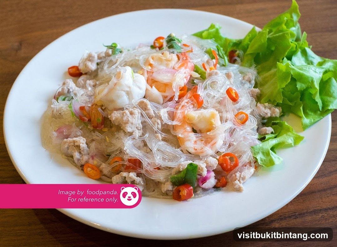 Glass Noodle Salad with Shrimp and Minced Pork