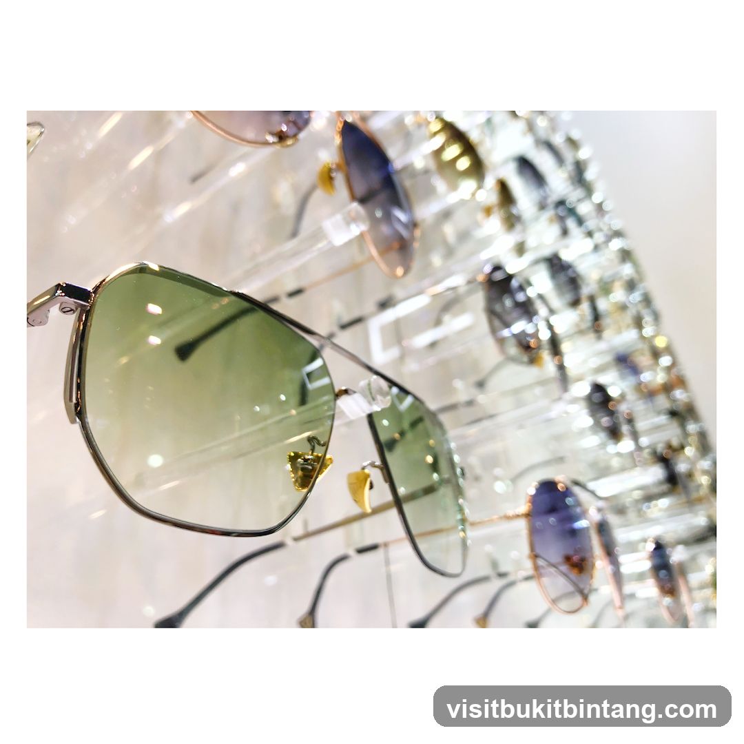 Display of Sunglasses