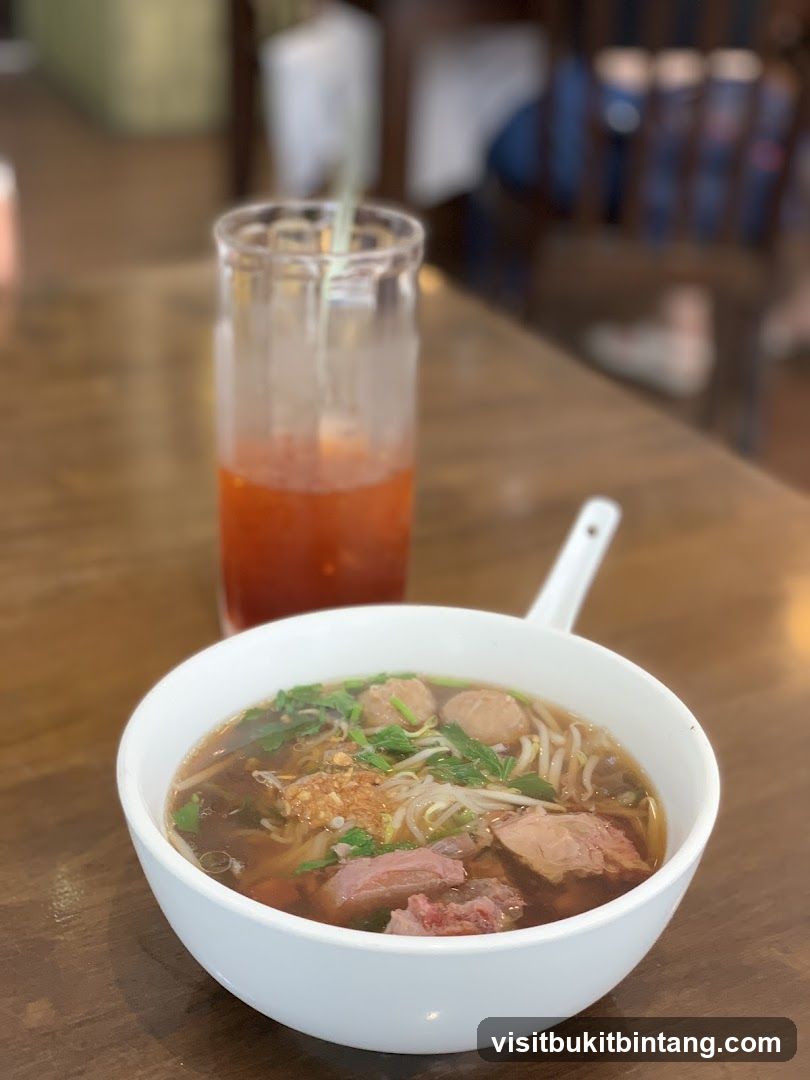 Noodle Soup and Drink
