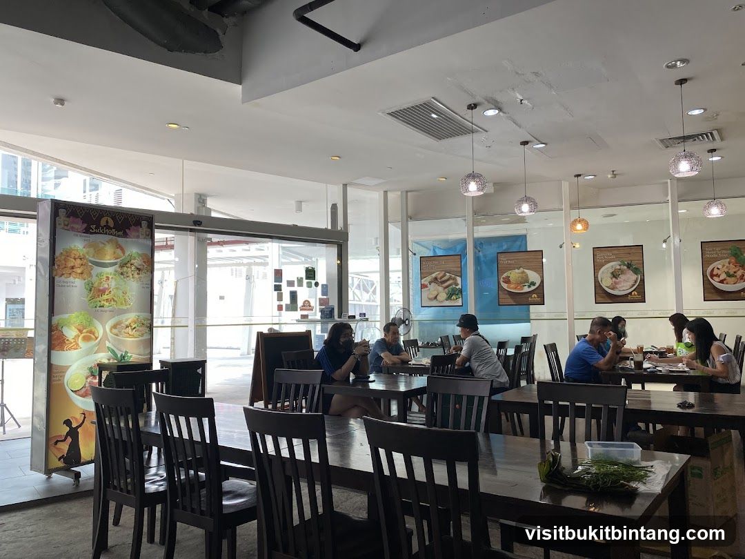 Restaurant Interior with Diners