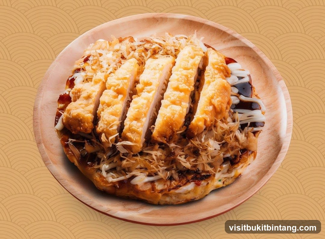 Okonomiyaki with Chicken