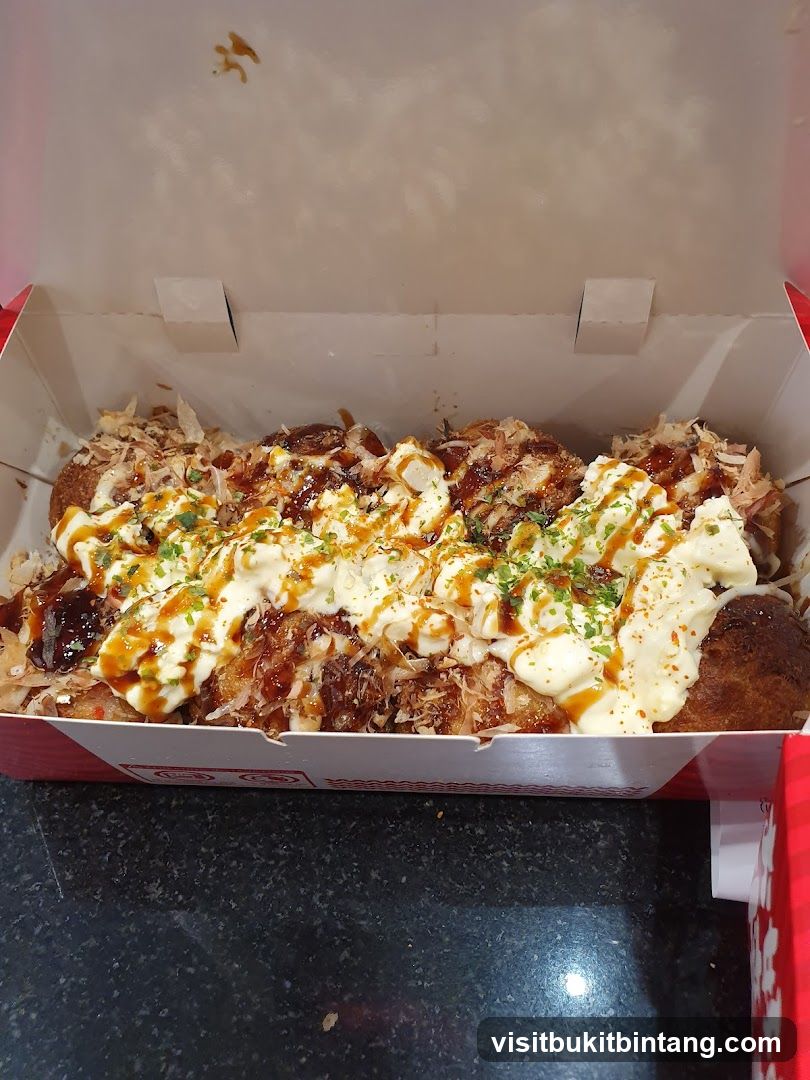Takoyaki in a box