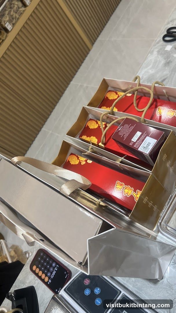 Gift Bags with Red Boxes