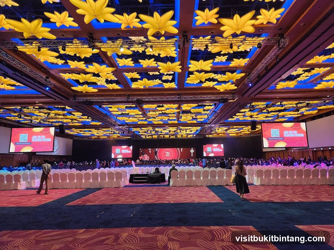 Conference Hall with Decorative Ceiling