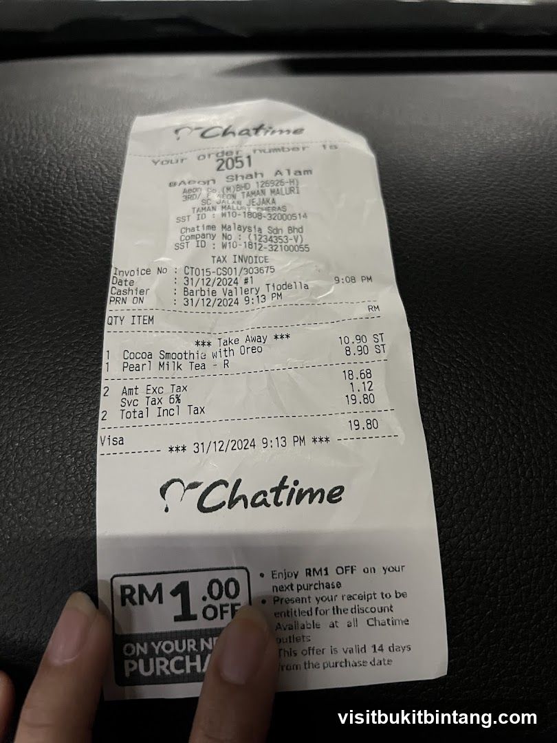Chatime AEON Shah Alam