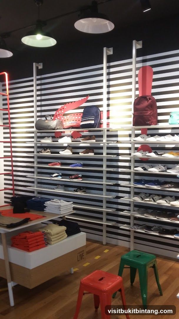 Store Interior with Apparel and Footwear