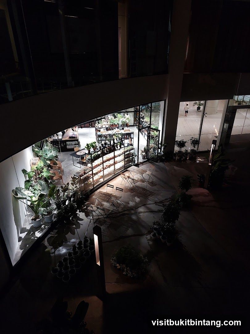 Interior of a plant shop