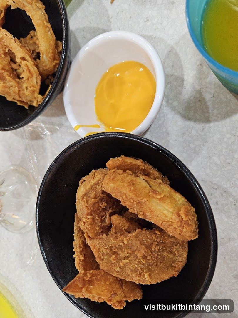 Fried Food with Dip