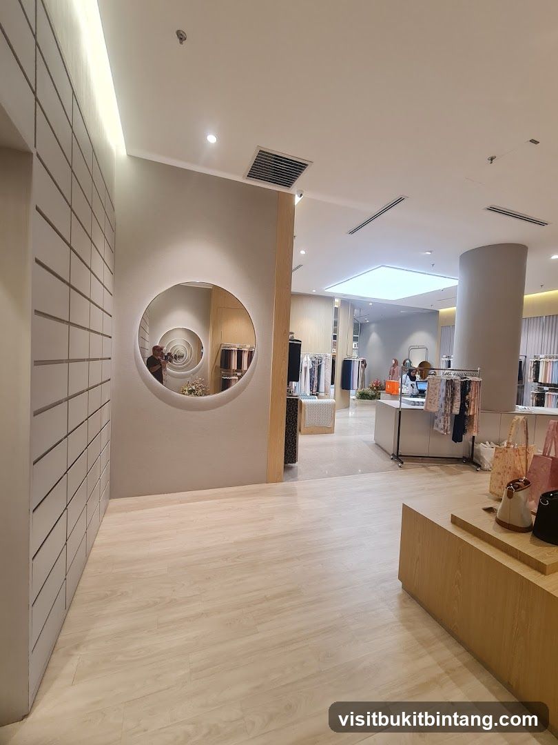 Interior of a retail store