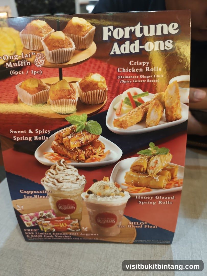 Fortune Add-ons Menu
