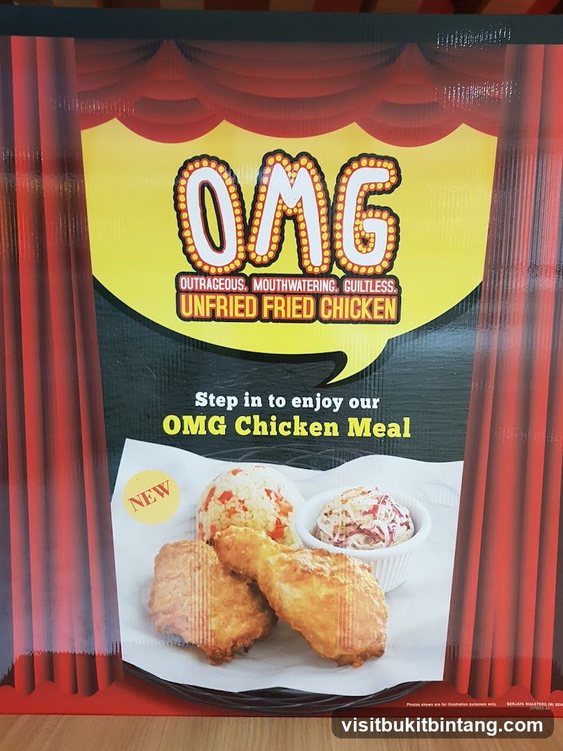 OMG Chicken Meal Advertisement