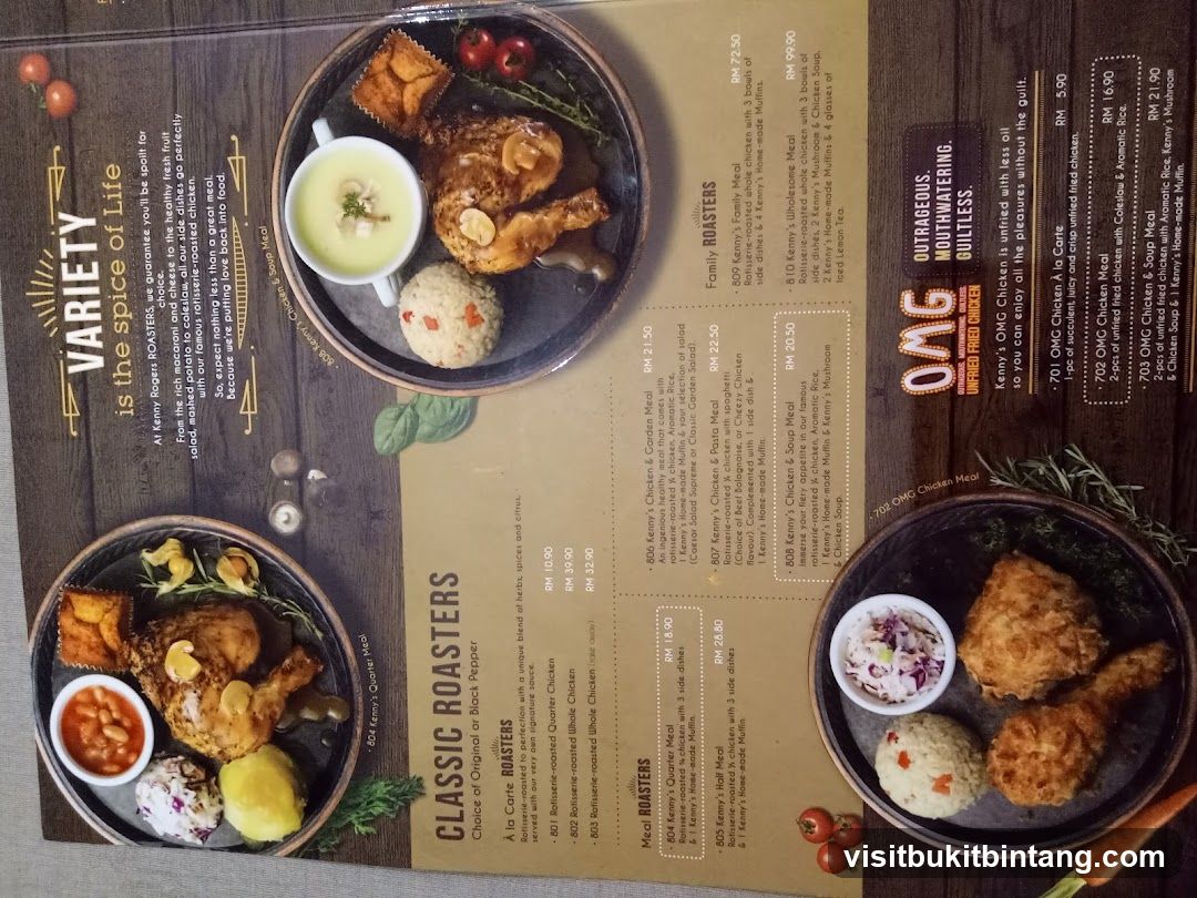 Kenny Rogers Roasters Menu