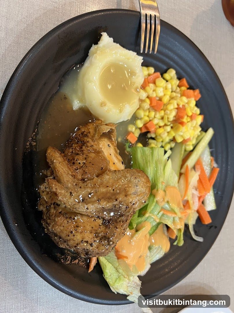 Chicken with Mashed Potatoes and Corn