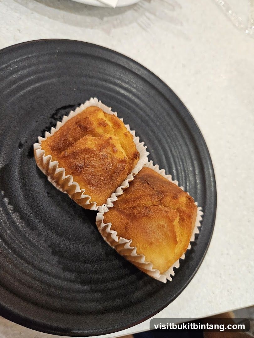 Two Muffins on a Plate