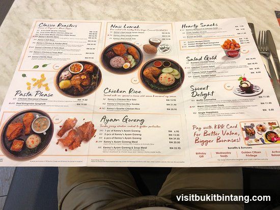Kenny Rogers Roasters Menu