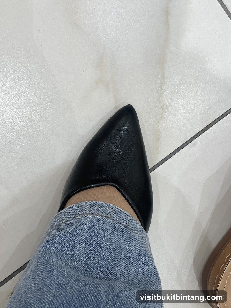 Black Pointed Toe Flats