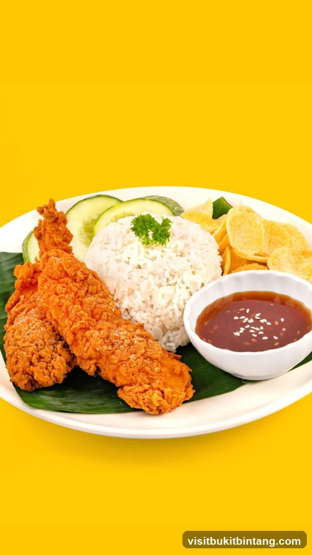 Fried Chicken Strips with Rice