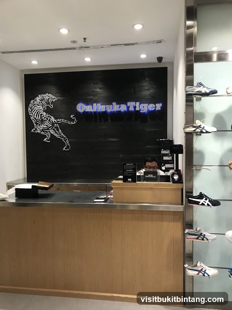 Onitsuka Tiger Store Counter