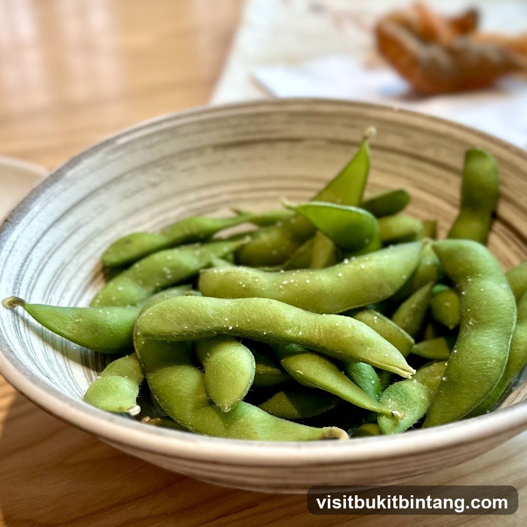 Edamame in a Bowl