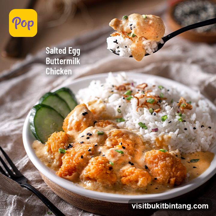 Salted Egg Buttermilk Chicken