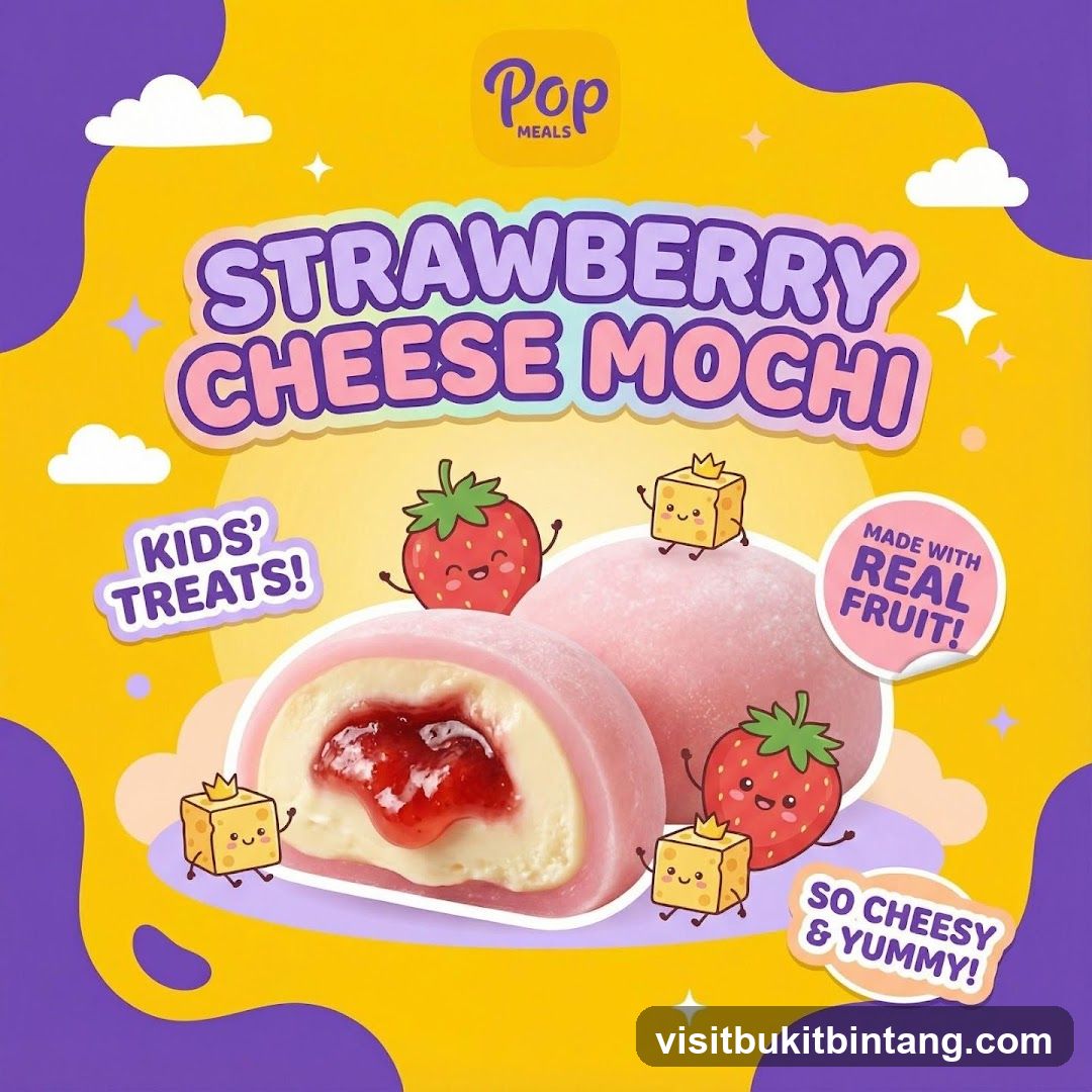 Strawberry Cheese Mochi Advertisement