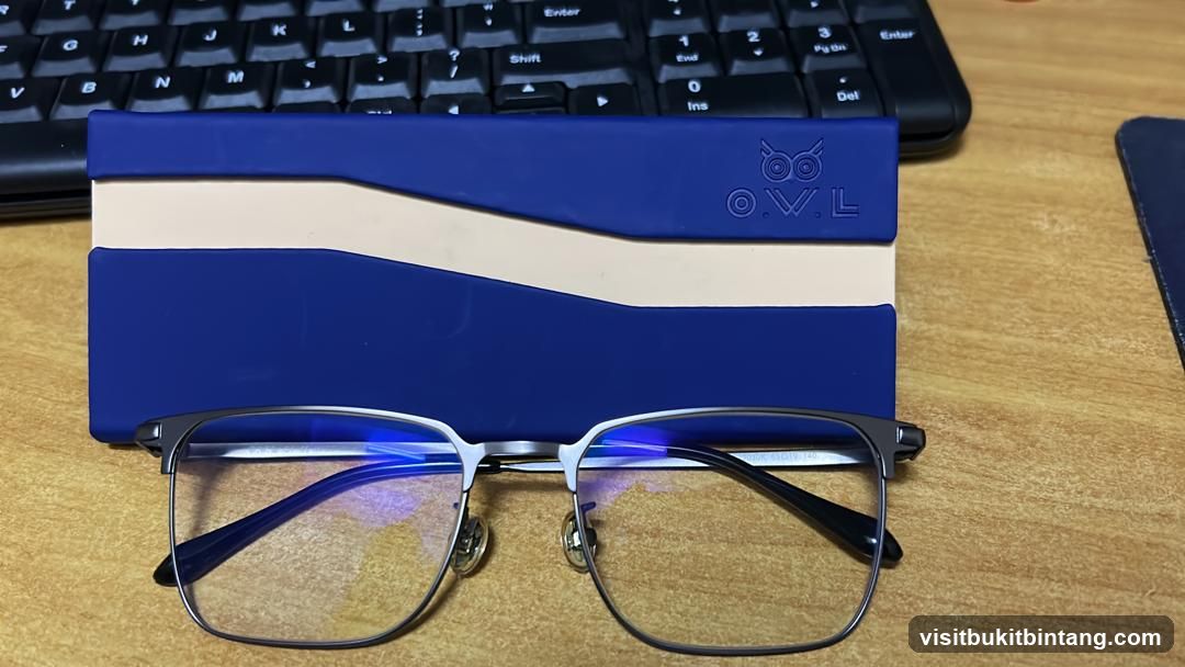 Eyeglasses and Case