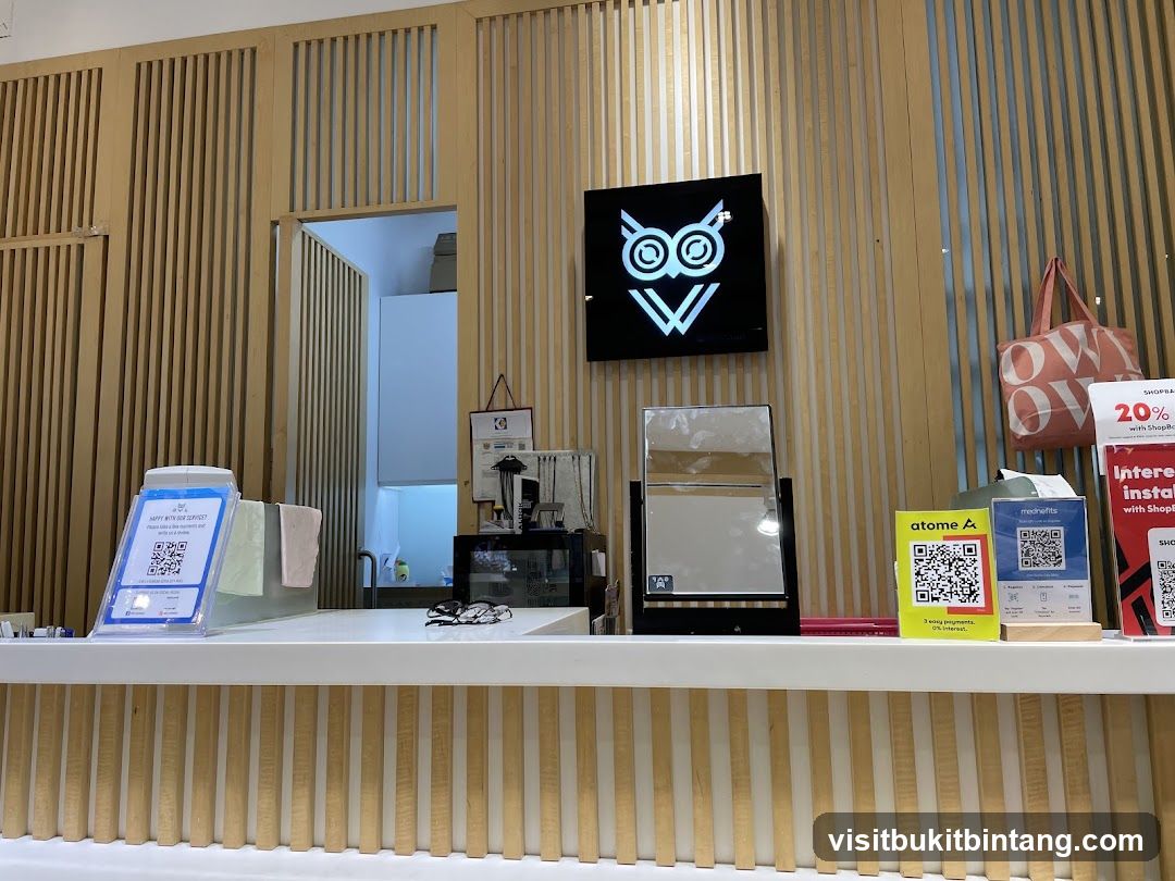 Shop Counter with Branding and Payment Options