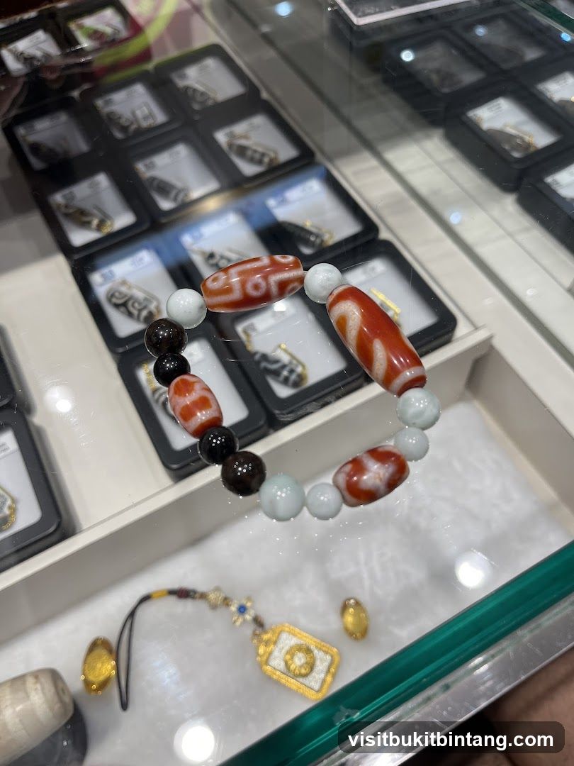 Dzi Bead Bracelet and Charms