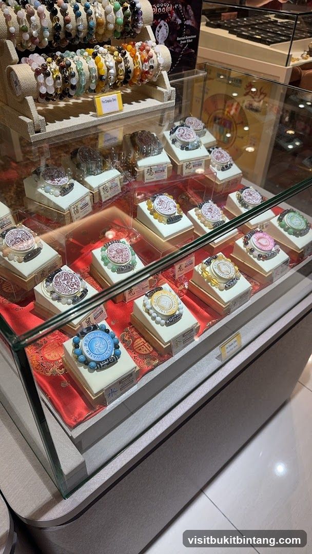 Display of Bracelets and Pendants