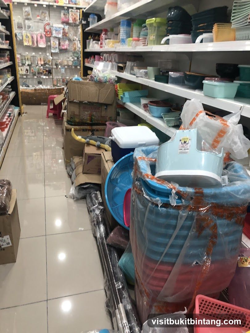 Store Aisles with Household Goods