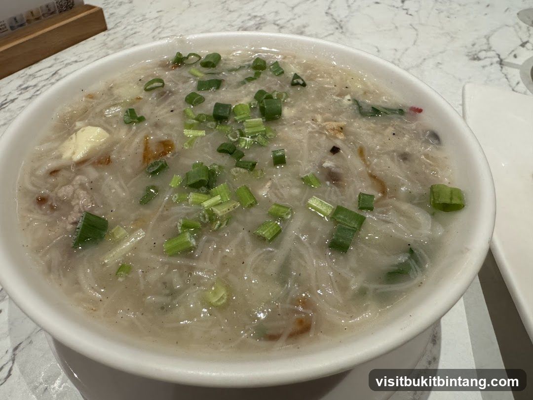 Noodle Soup with Scallions