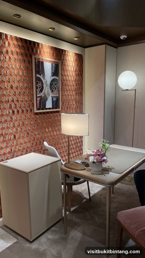 Luxury Watch Display Area