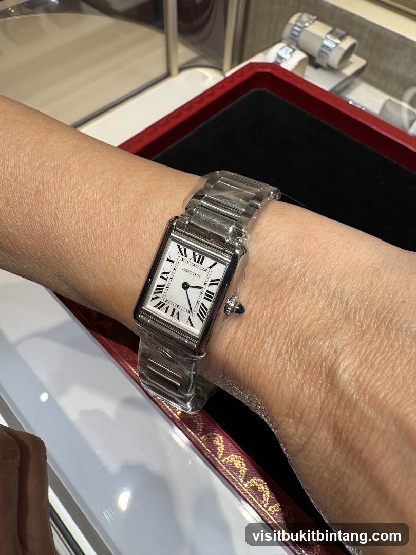 Cartier Watch on Wrist