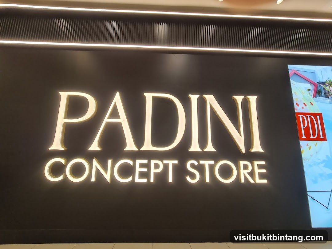 Padini Concept Store Signage