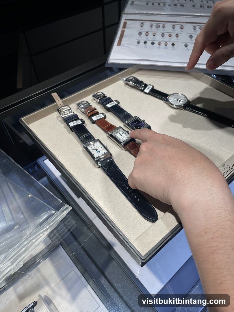 Watches on Display