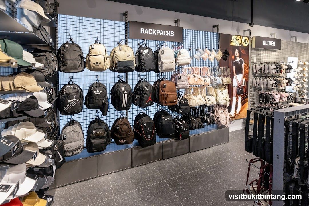 Backpacks and Slides Display
