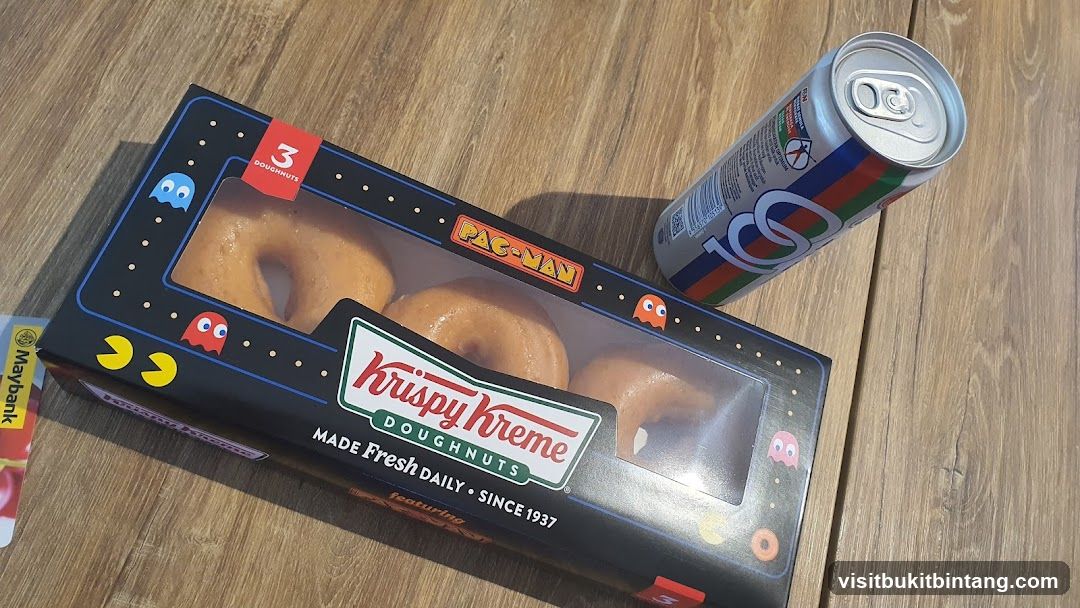 Krispy Kreme Doughnuts and Drink