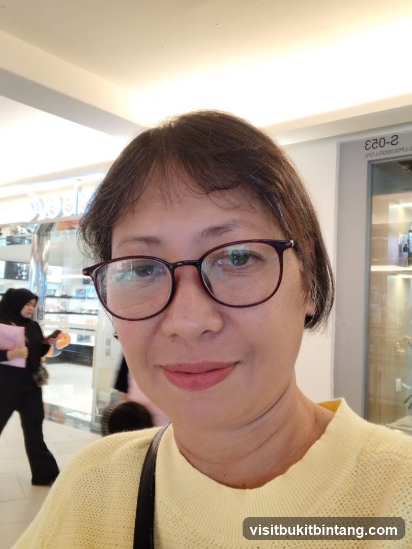 Woman in a yellow sweater