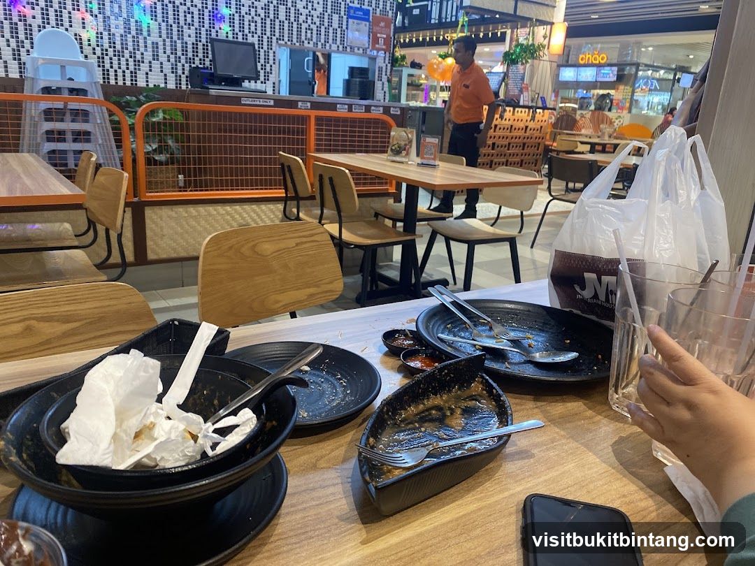 Messy Table After Meal